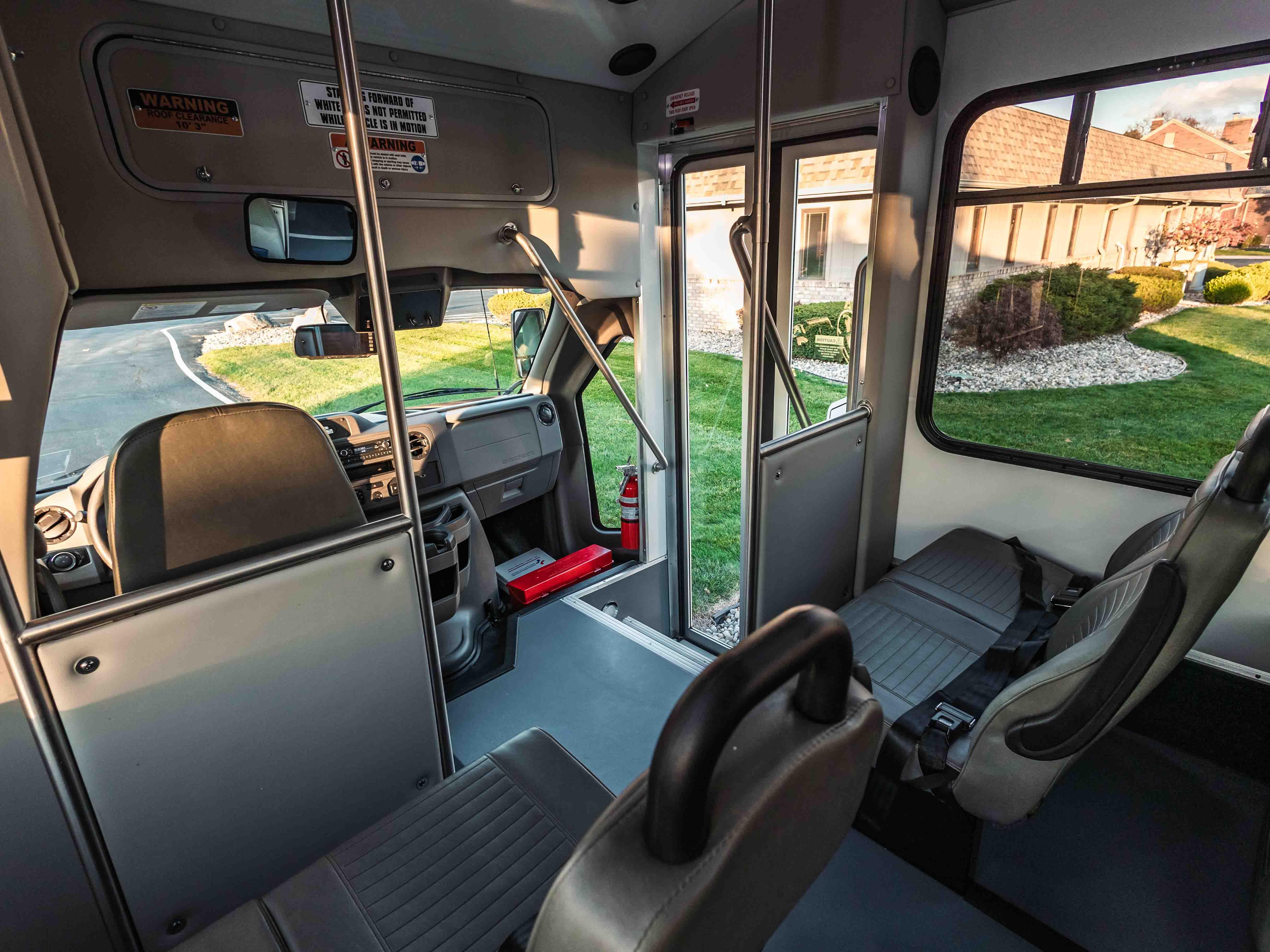 Modified Shuttle Bus 2025 StarTrans Senator II Ford 20 Passenger and 2 Wheelchair Shuttle ...